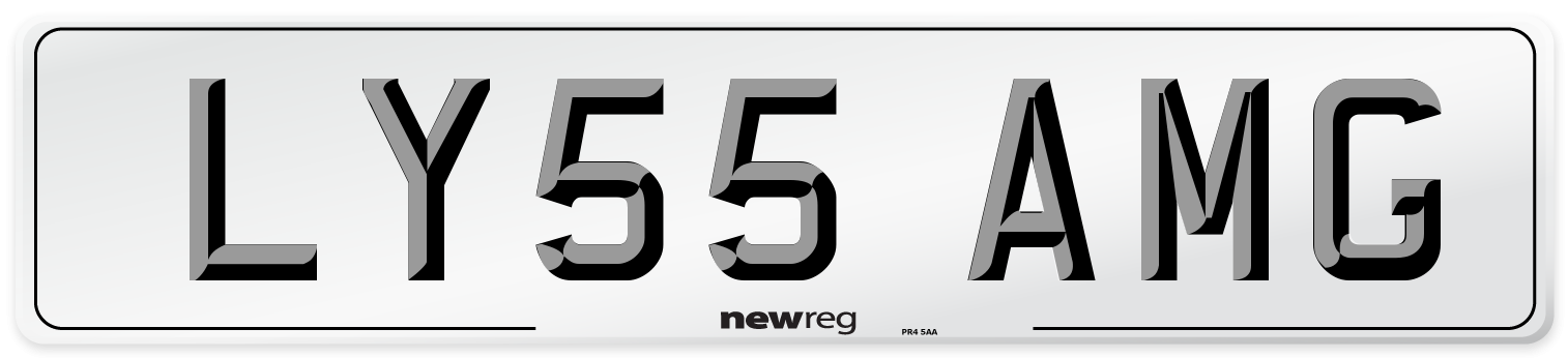 LY55 AMG Number Plate from New Reg